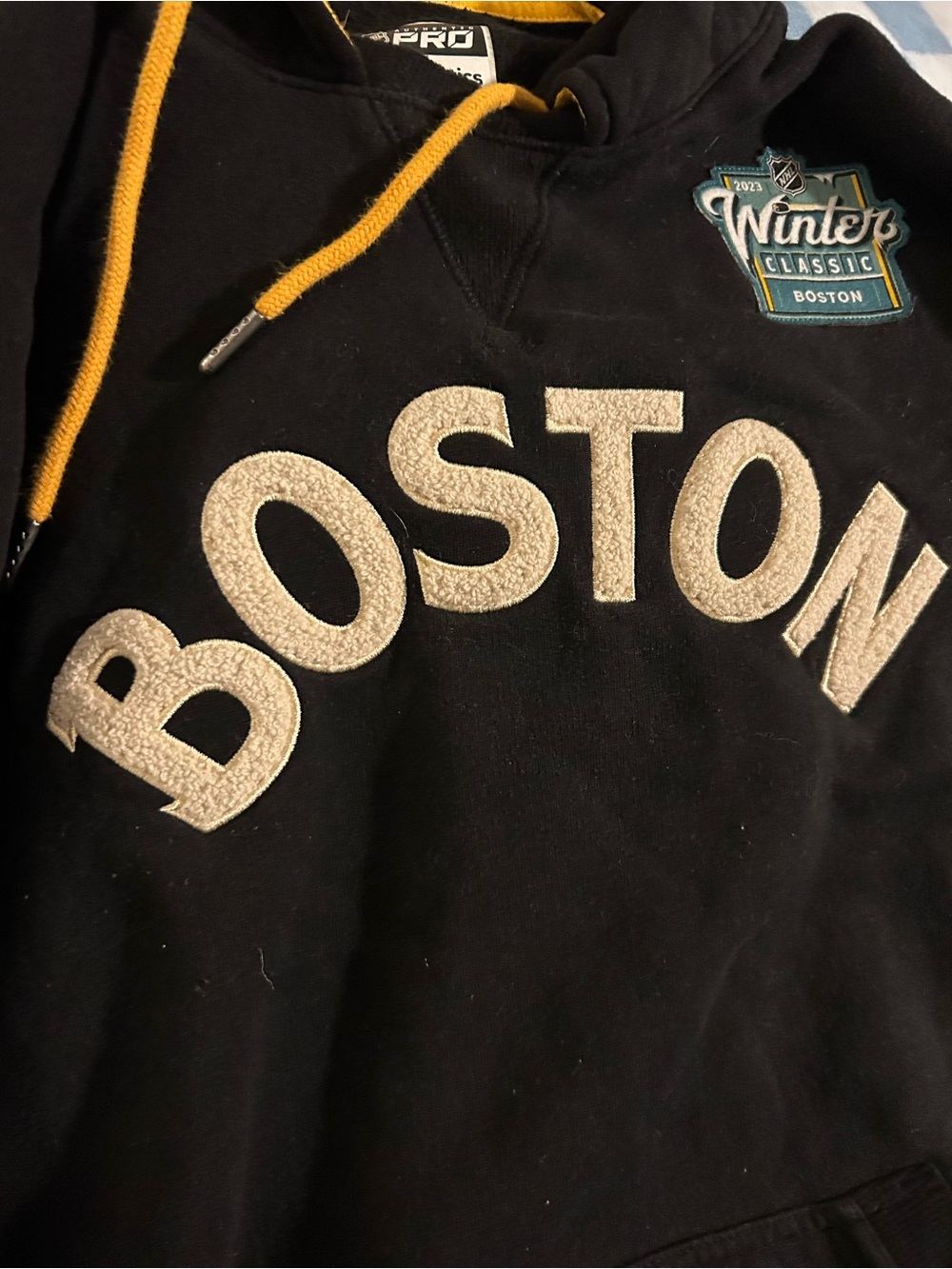 Boston Winter Classic Hoodie with Drawstrings